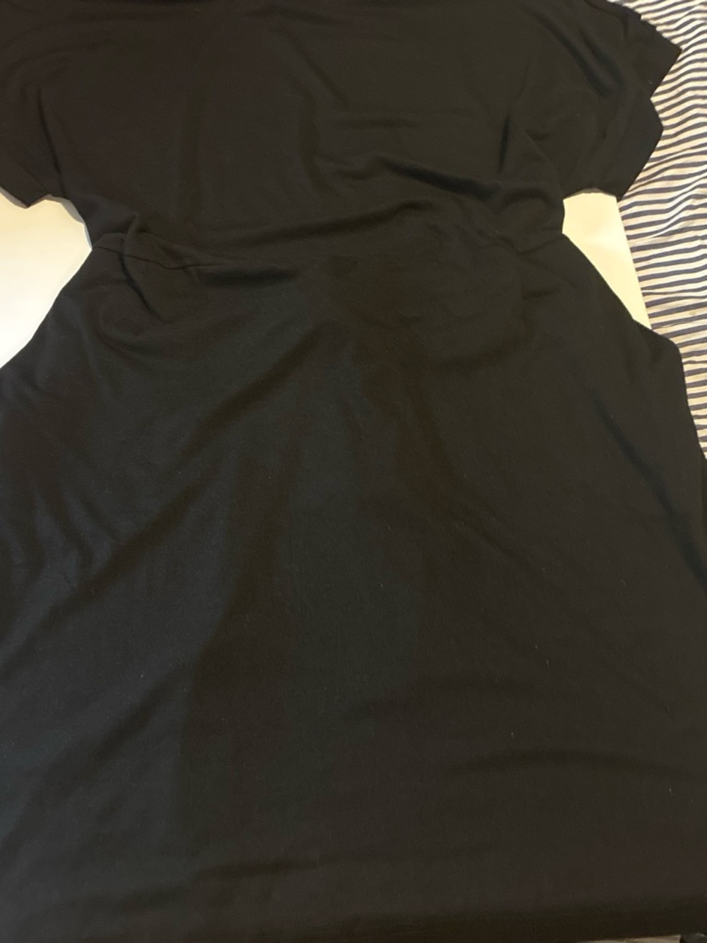 Classic Black Women's T-Shirt Dress